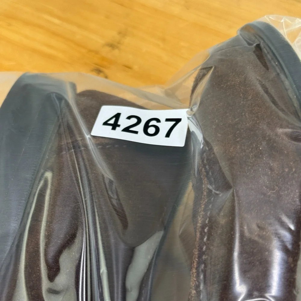 Allen Edmonds Hancock Mens Size 13 B Dress Shoes Brown Suede Split Toe Derby USA